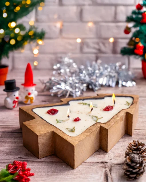 It's Christmas - Christmas Tree Candle - Image 4