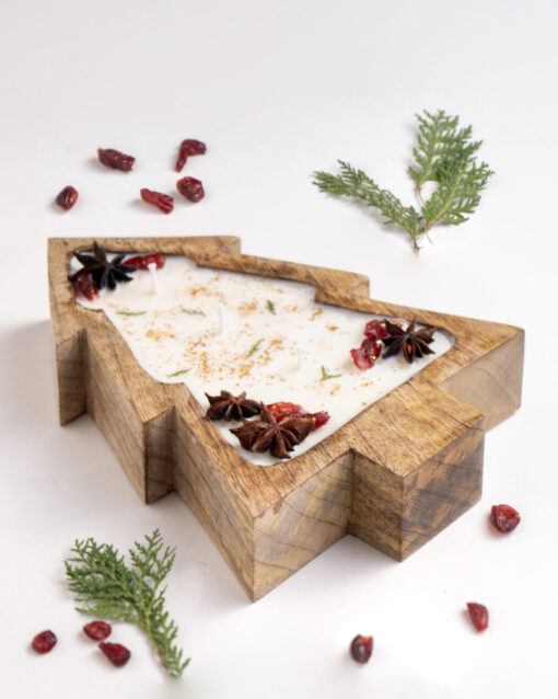 Holiday Spice - Christmas Tree Candle - Image 5